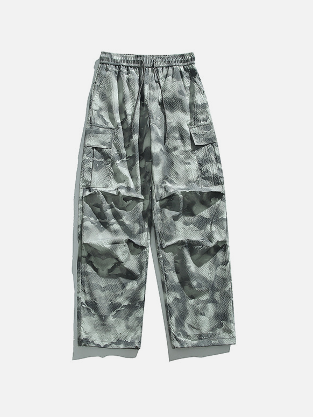 OwlCliff – Unisex Triple-Protection wasserabweisende Cargo-Hose mit Camo-Muster