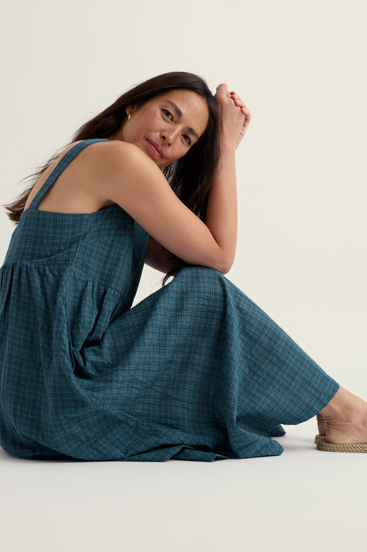 Laity Midi-Kleid mit Empire-Taille