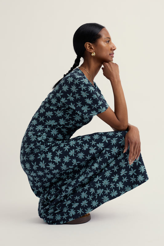 Mirva Midi-Jerseykleid