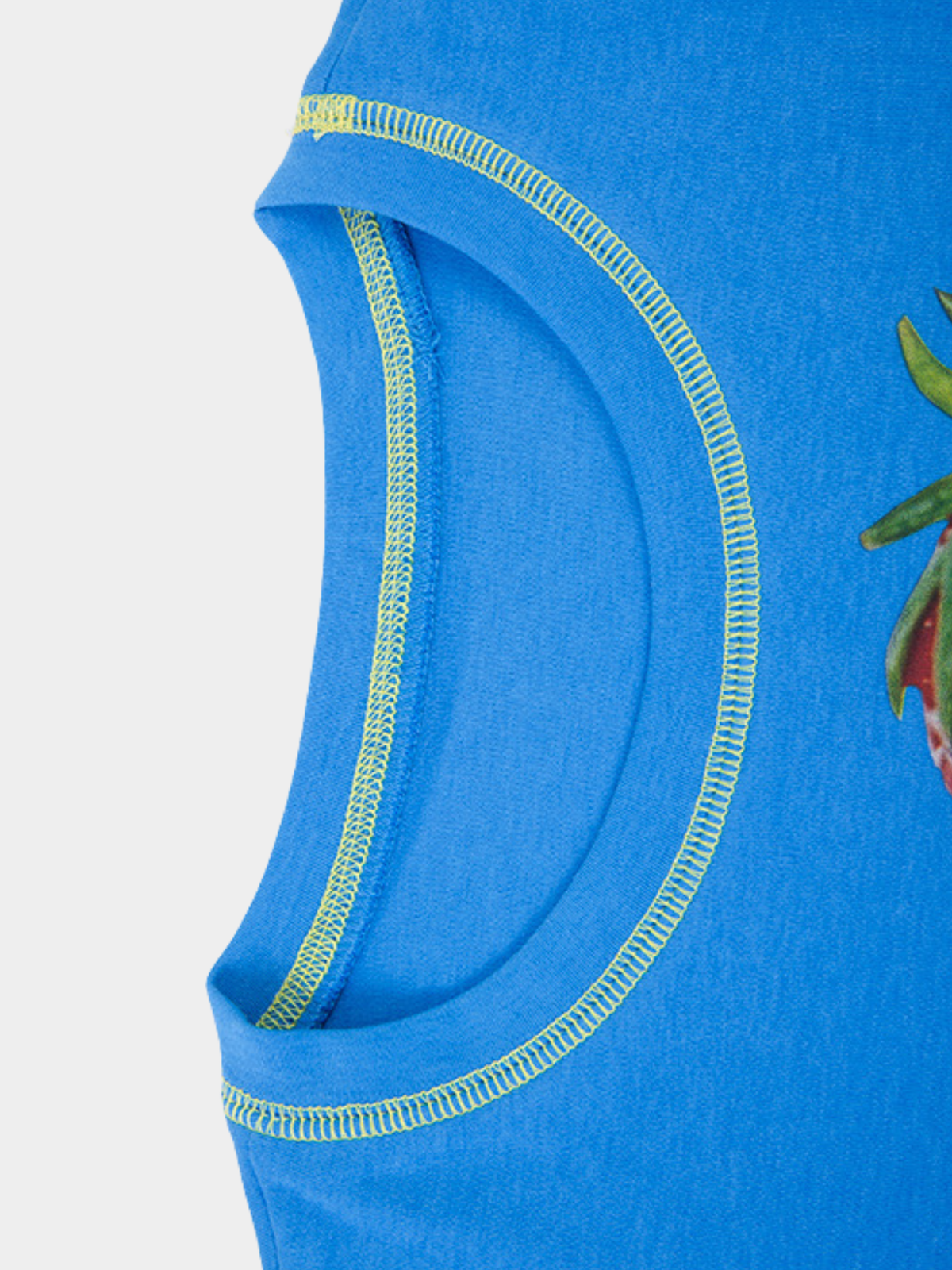 BerryPop – Kurzes T-Shirt für Damen mit Kontrastnähten und Dopamin-Print