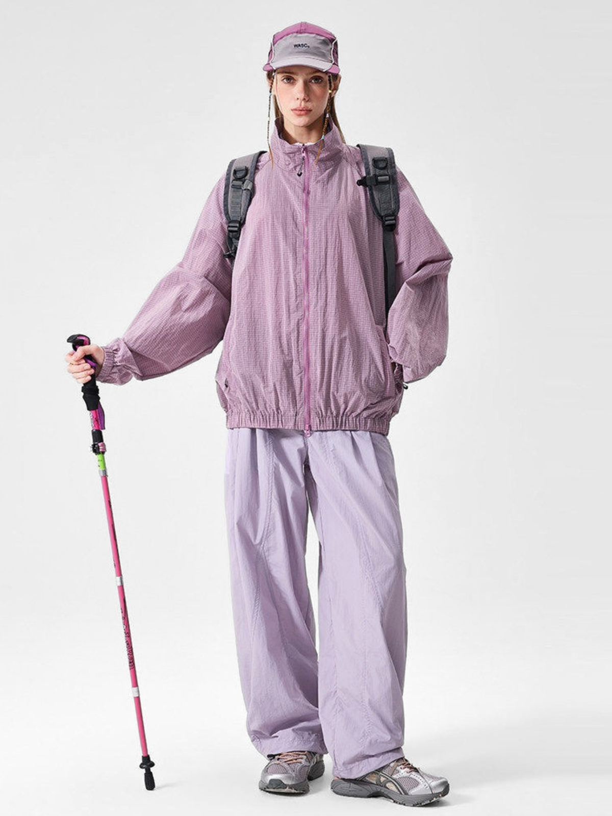 Earthline – Unisex UPF200+ wasserabweisende, atmungsaktive Stehkragenjacke