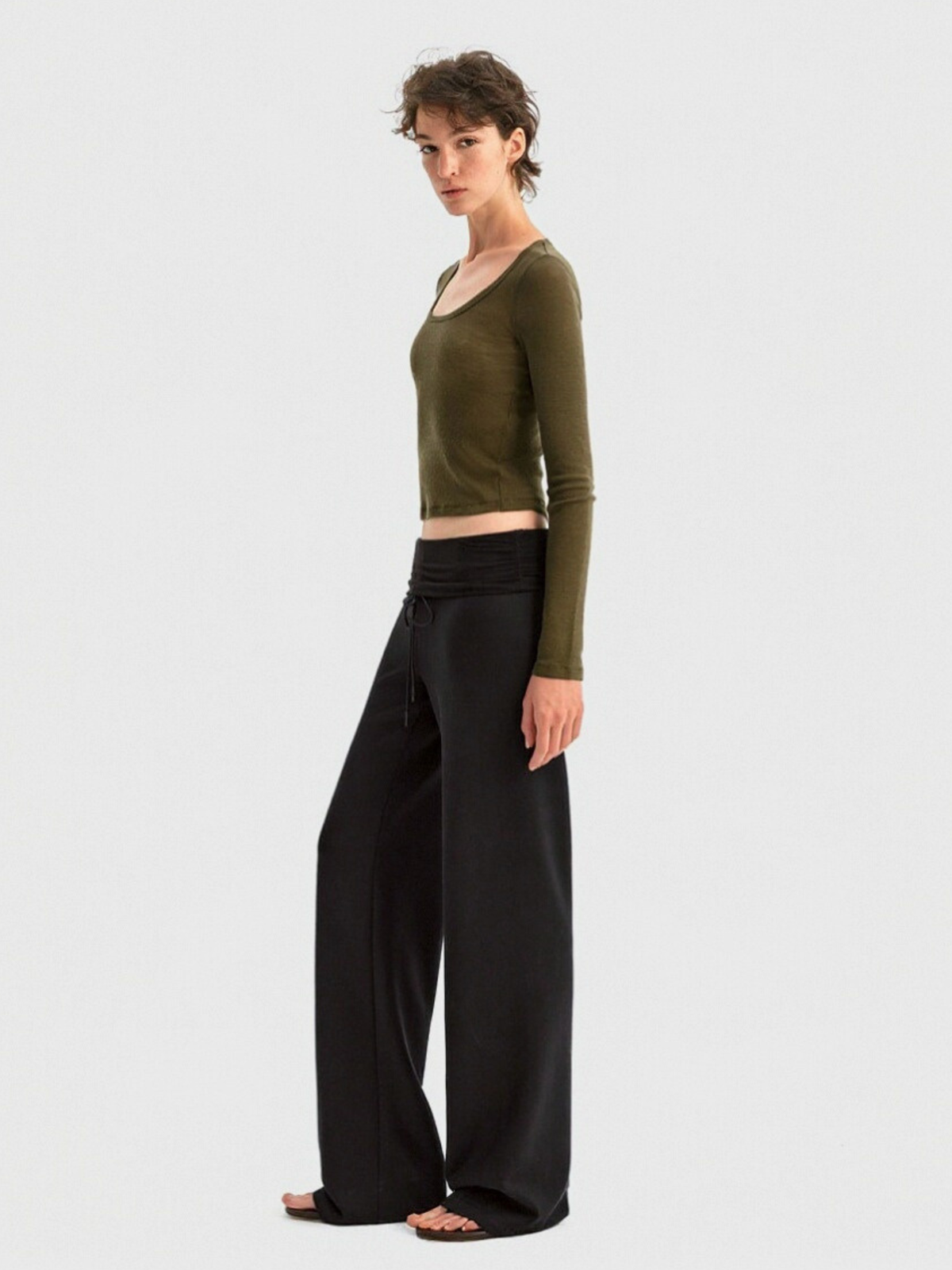BareFeel – Weiche, elastische Damen-Komforthose mit drapiertem Schnitt