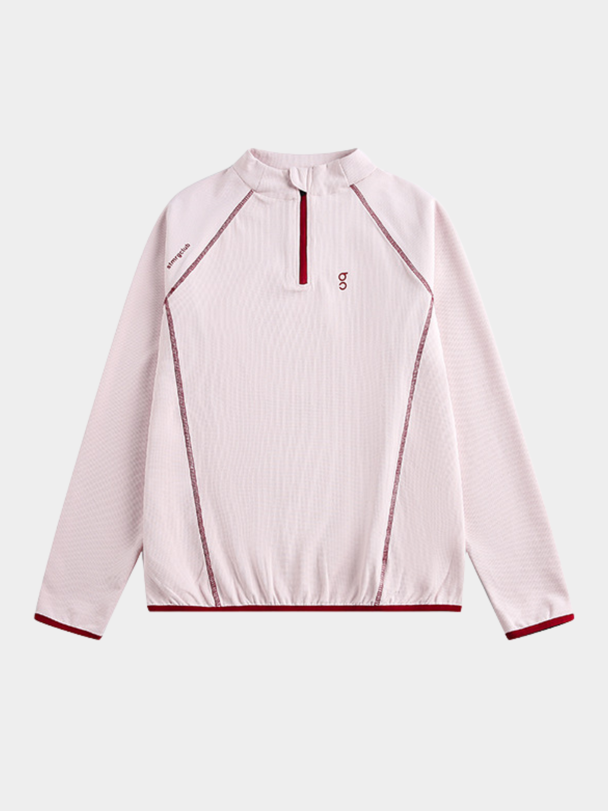 Forestway – Schnelltrocknendes Herren-Sweatshirt mit halbem Reißverschluss und sichtbaren Nähten