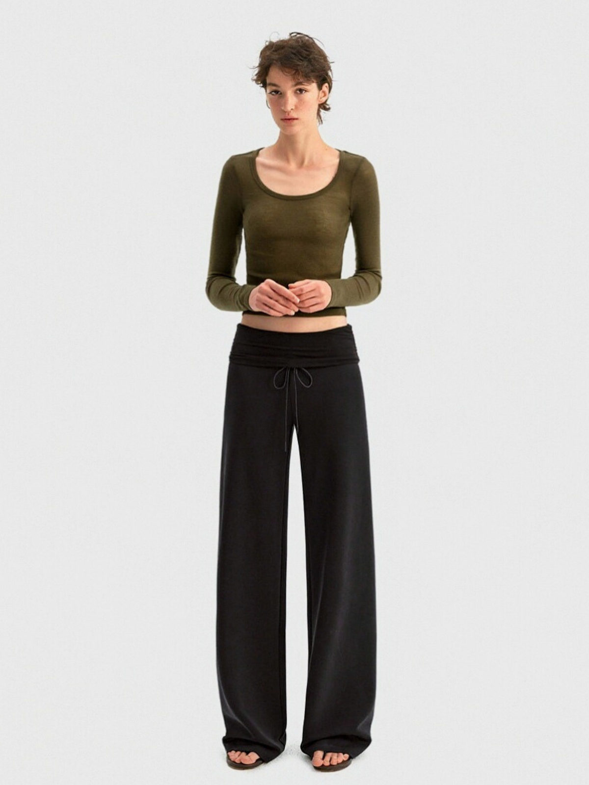 BareFeel – Weiche, elastische Damen-Komforthose mit drapiertem Schnitt