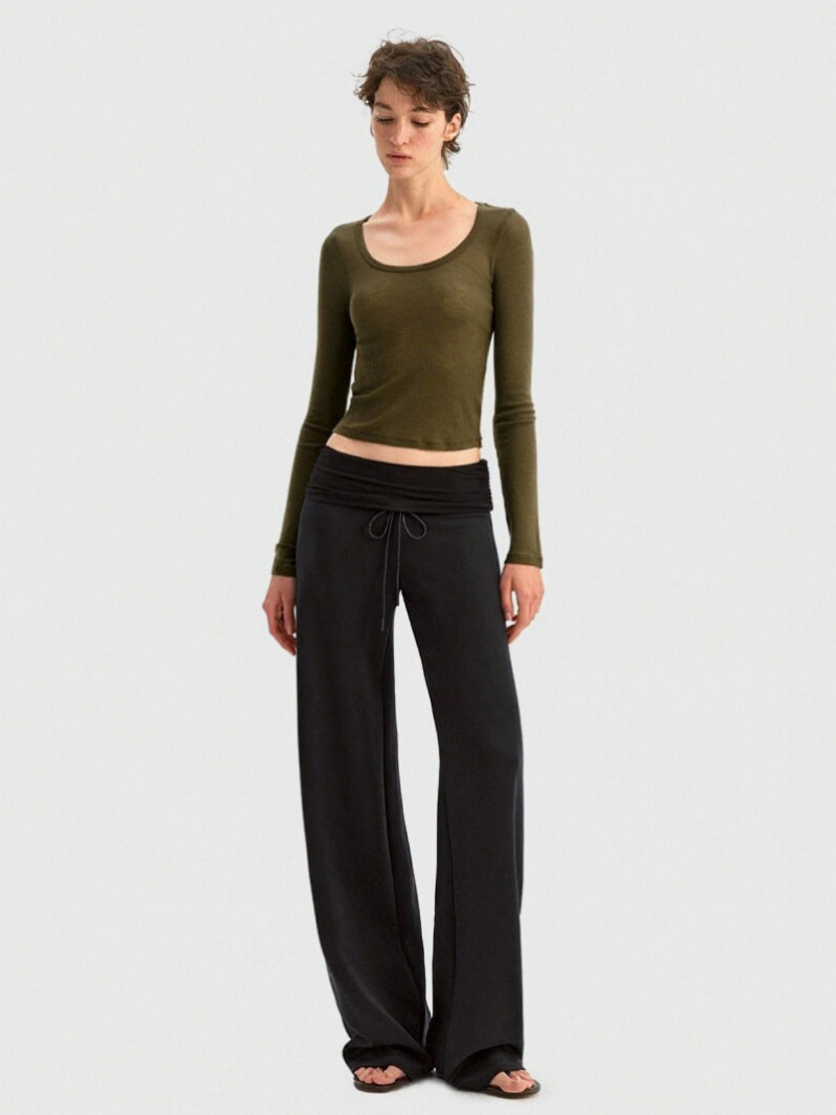 BareFeel – Weiche, elastische Damen-Komforthose mit drapiertem Schnitt