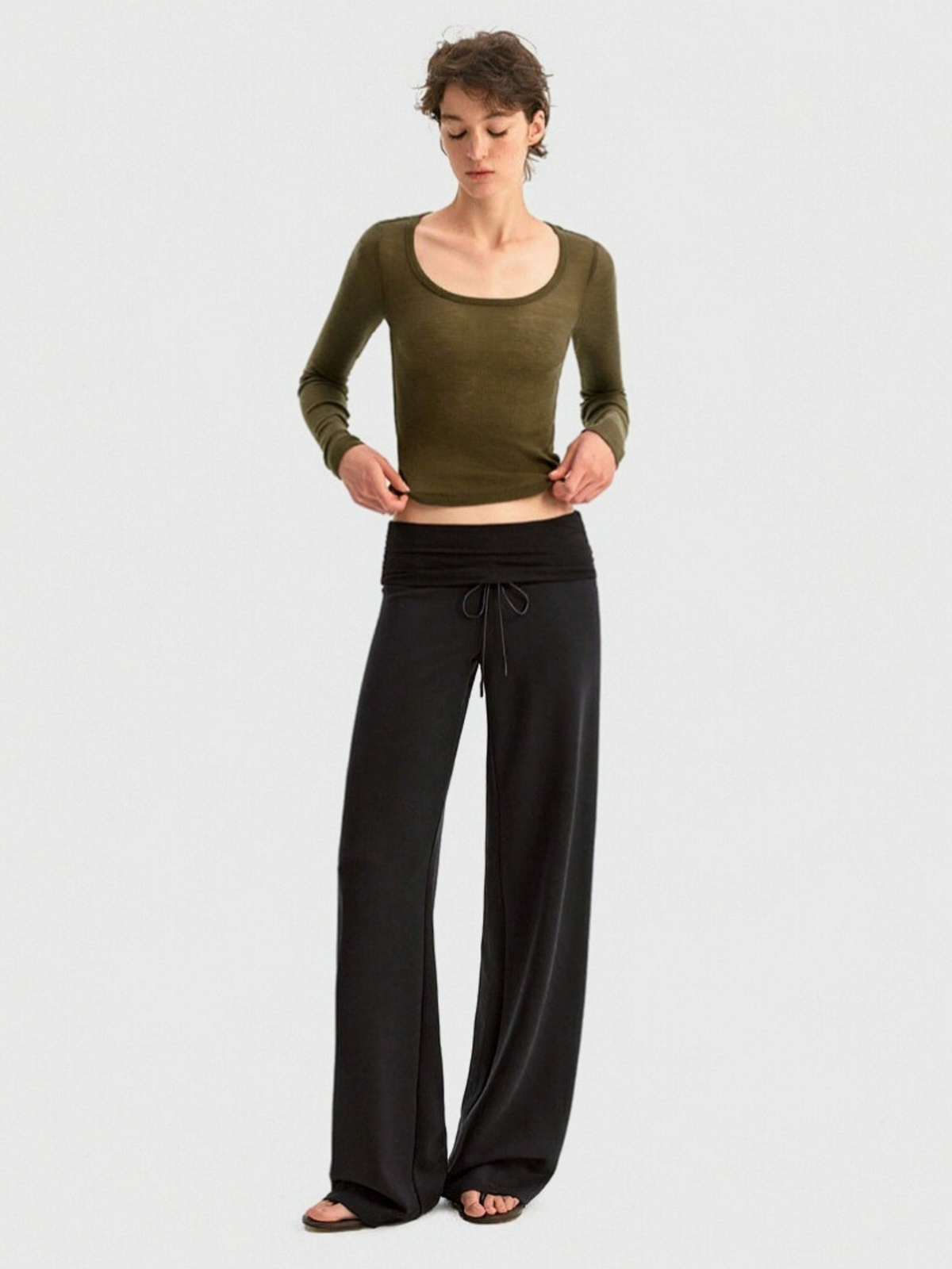 BareFeel – Weiche, elastische Damen-Komforthose mit drapiertem Schnitt
