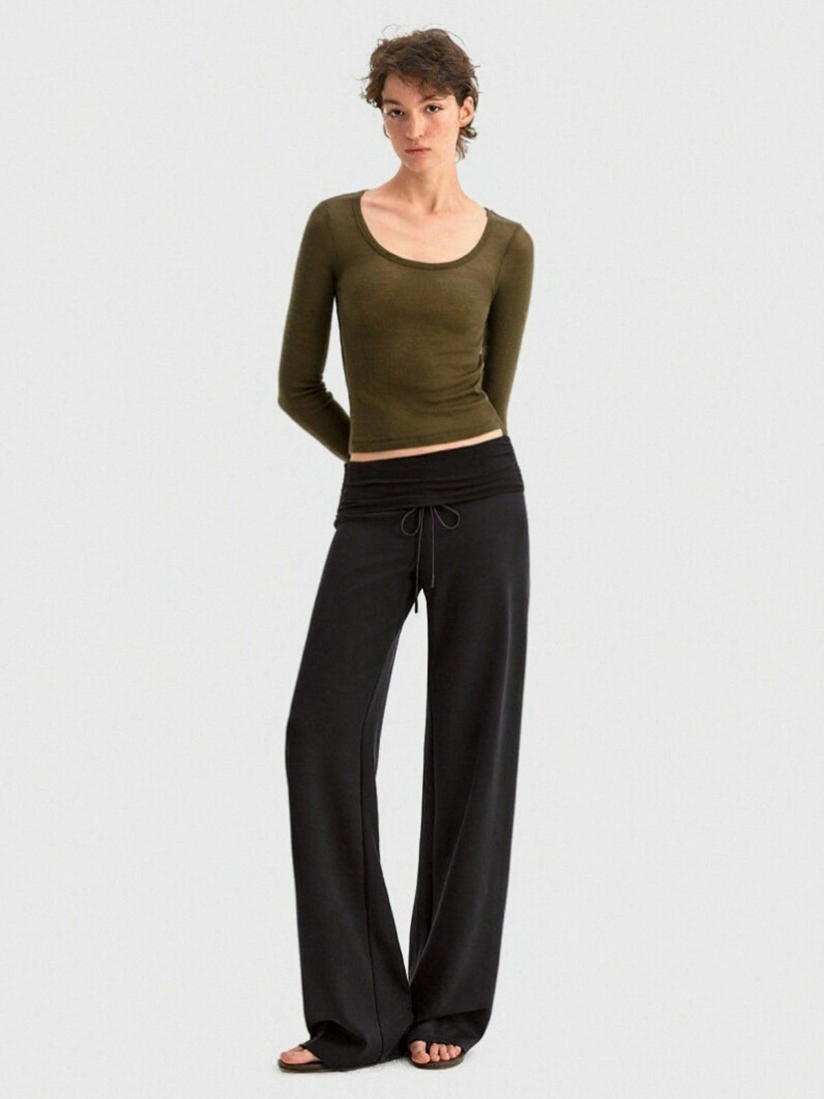 BareFeel – Weiche, elastische Damen-Komforthose mit drapiertem Schnitt
