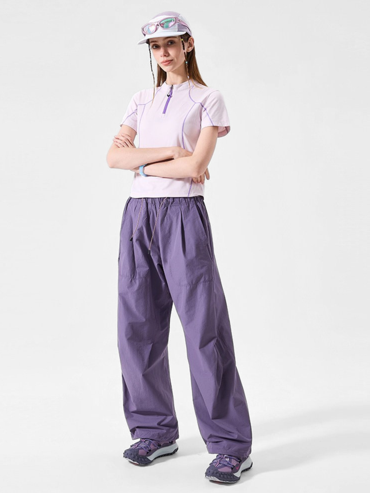 ChillChair – Schnelltrocknendes, antibakterielles Damen-Performance-Shirt mit halbem Reißverschluss
