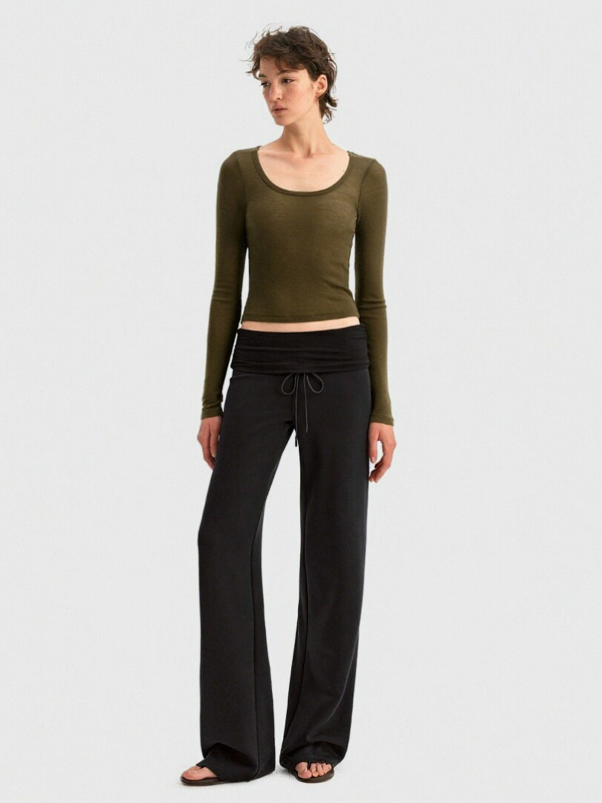BareFeel – Weiche, elastische Damen-Komforthose mit drapiertem Schnitt