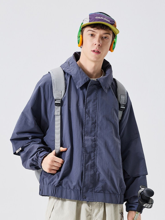 CampTarp – Wasserabweisende, winddichte Unisex-Wanderjacke