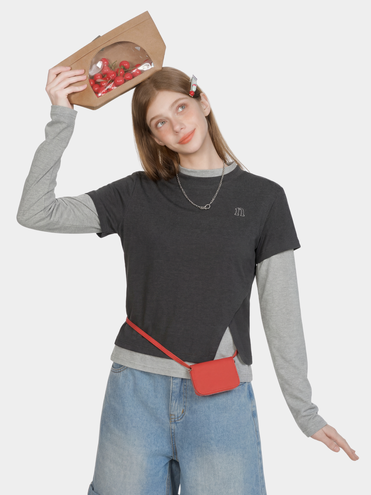 Solstice – Langlebiges, schnelltrocknendes Performance-Langarmshirt mit Lagen-Look für Damen