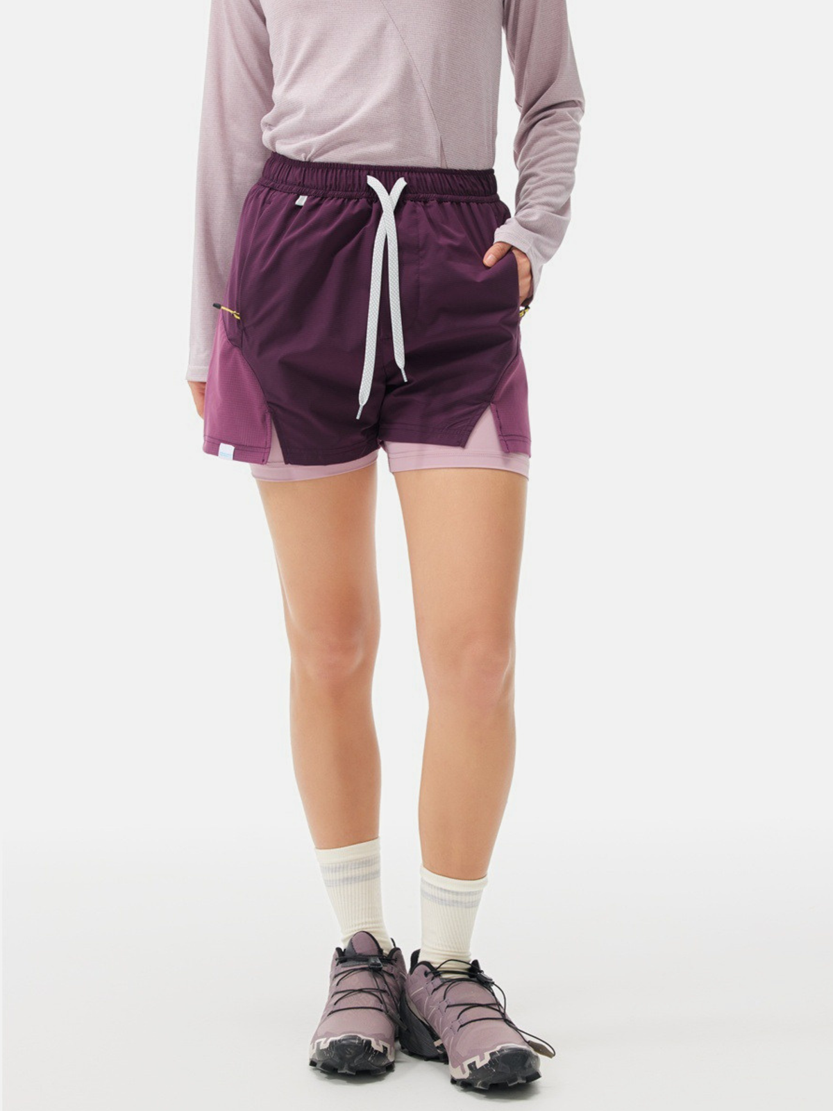 AlpGear – Schnelltrocknende 2-in-1-Athletikshorts mit Wetterschutz