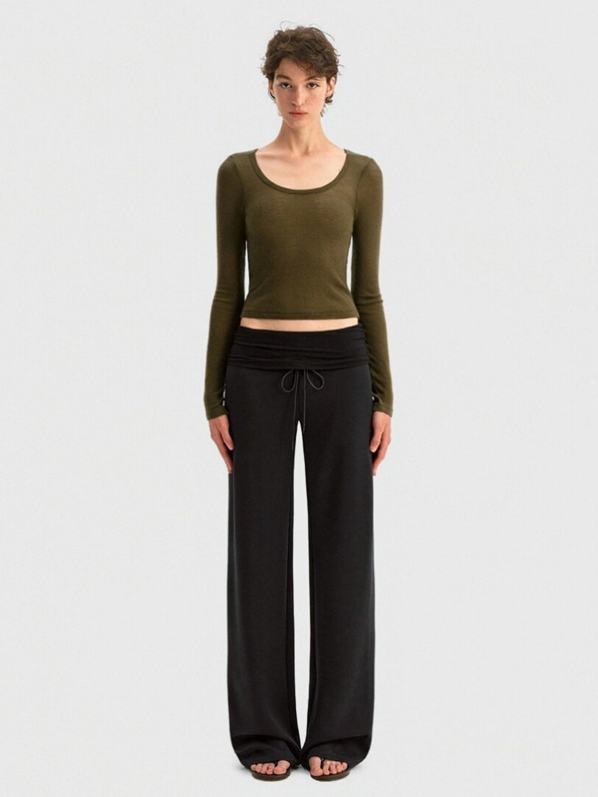 BareFeel – Weiche, elastische Damen-Komforthose mit drapiertem Schnitt