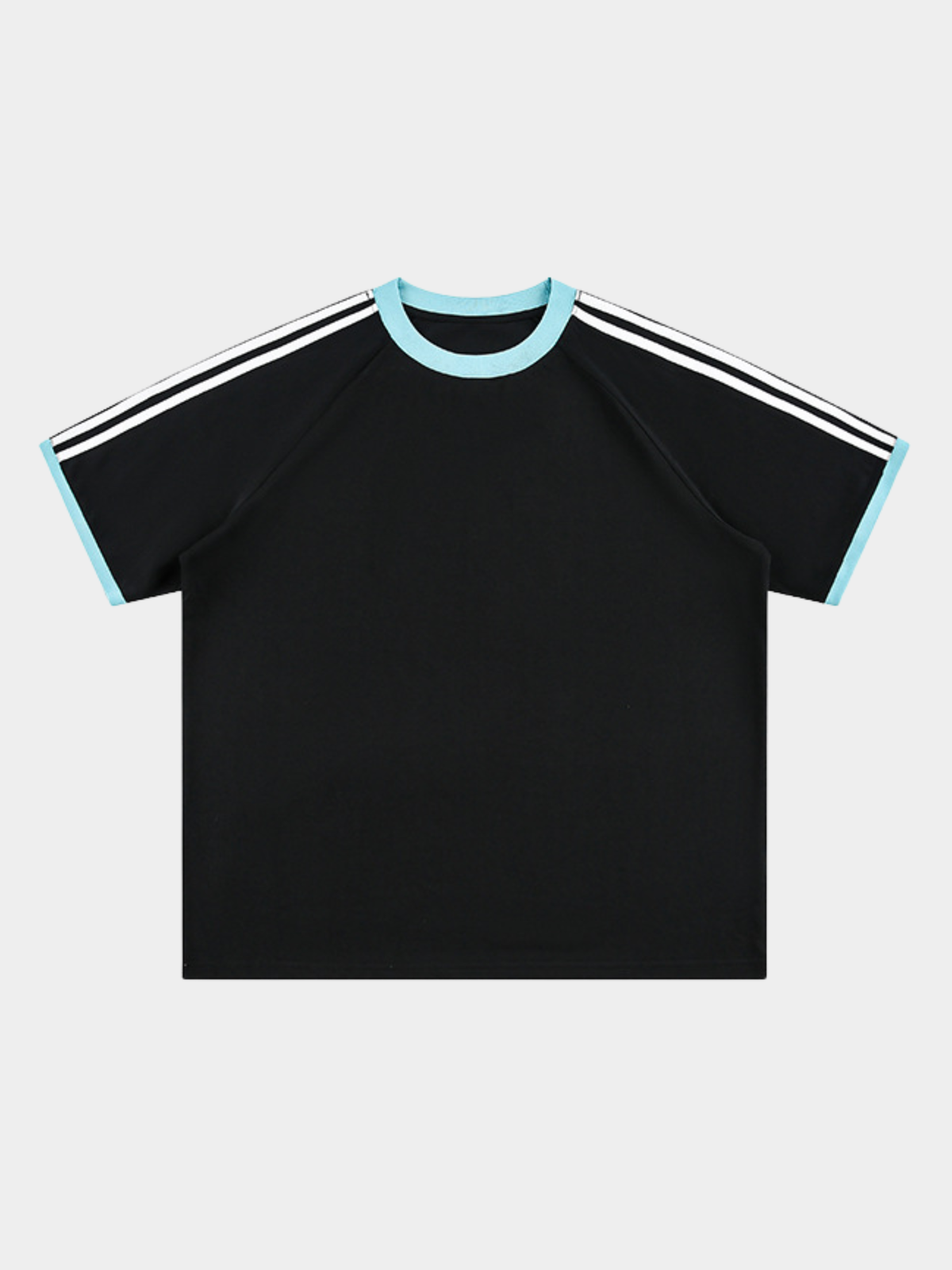 Dusttrail – Colorblock-Kühlungs-T-Shirt mit Streifen und schnelltrocknender Funktion