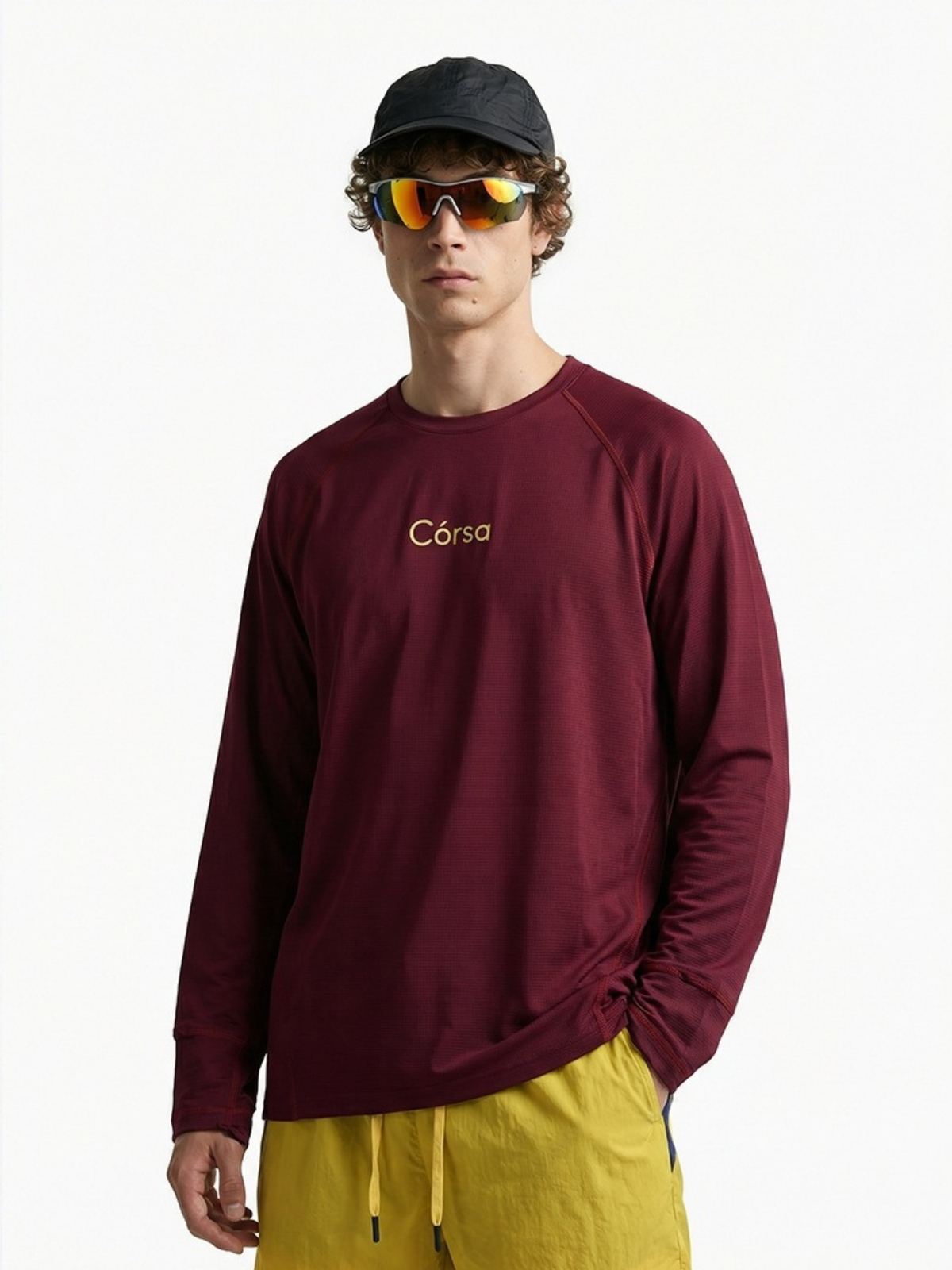 GreenRidge - Unisex-Funktions-T-Shirt mit schnell trocknendem Kontrastfarbdesign