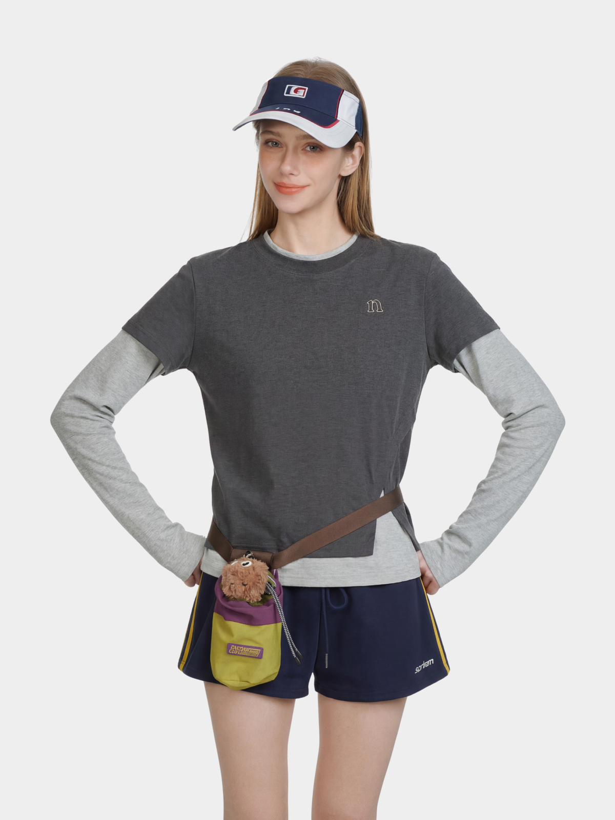 Solstice – Langlebiges, schnelltrocknendes Performance-Langarmshirt mit Lagen-Look für Damen
