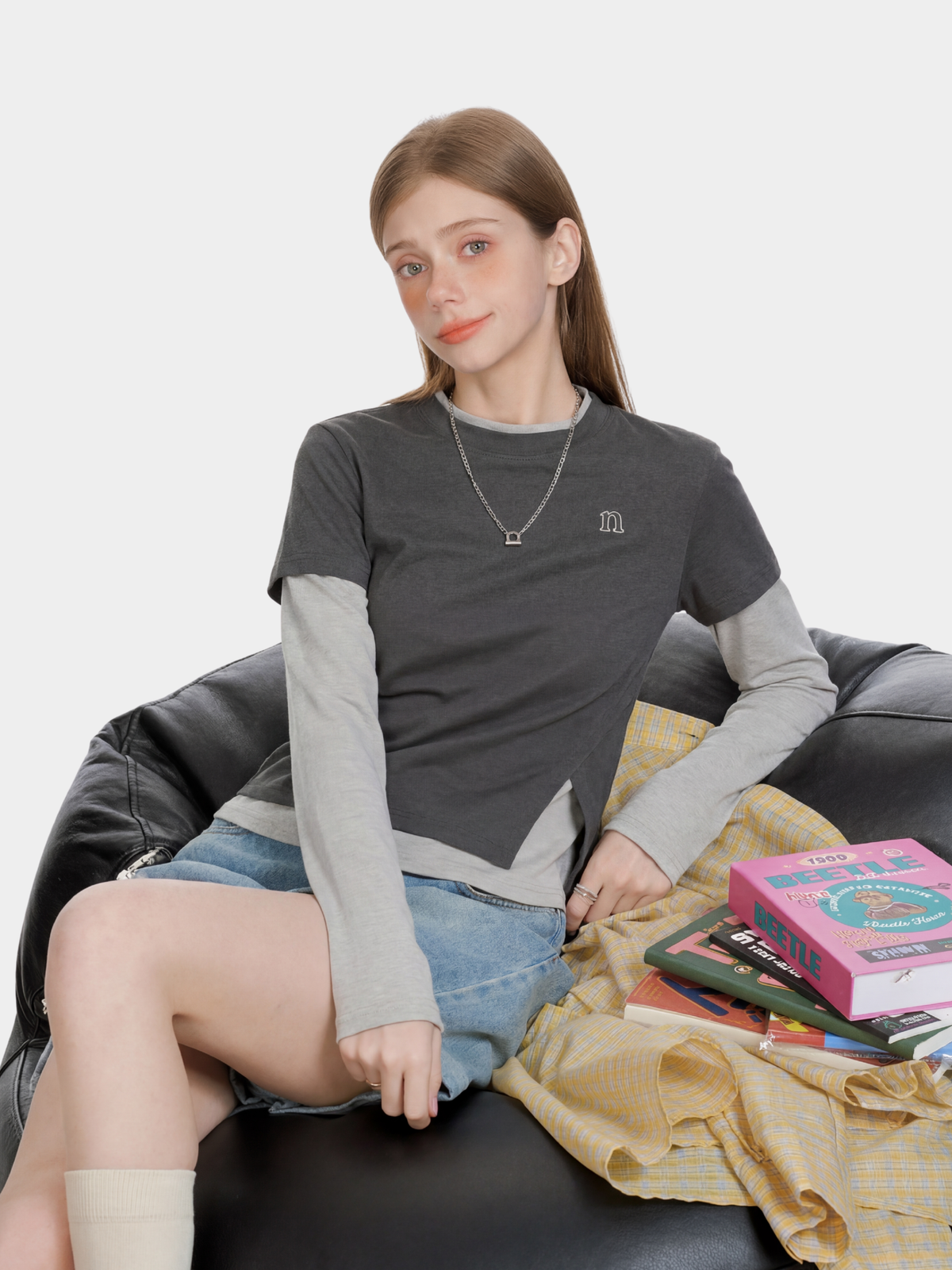 Solstice – Langlebiges, schnelltrocknendes Performance-Langarmshirt mit Lagen-Look für Damen