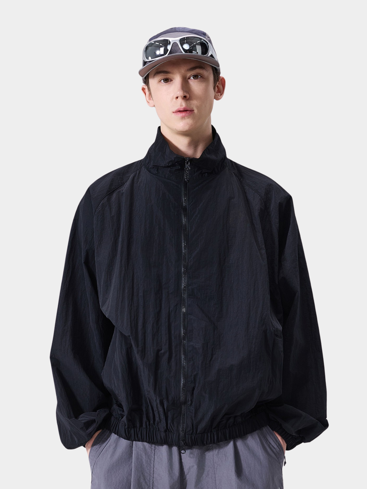 Earthline – Unisex UPF200+ wasserabweisende, atmungsaktive Stehkragenjacke