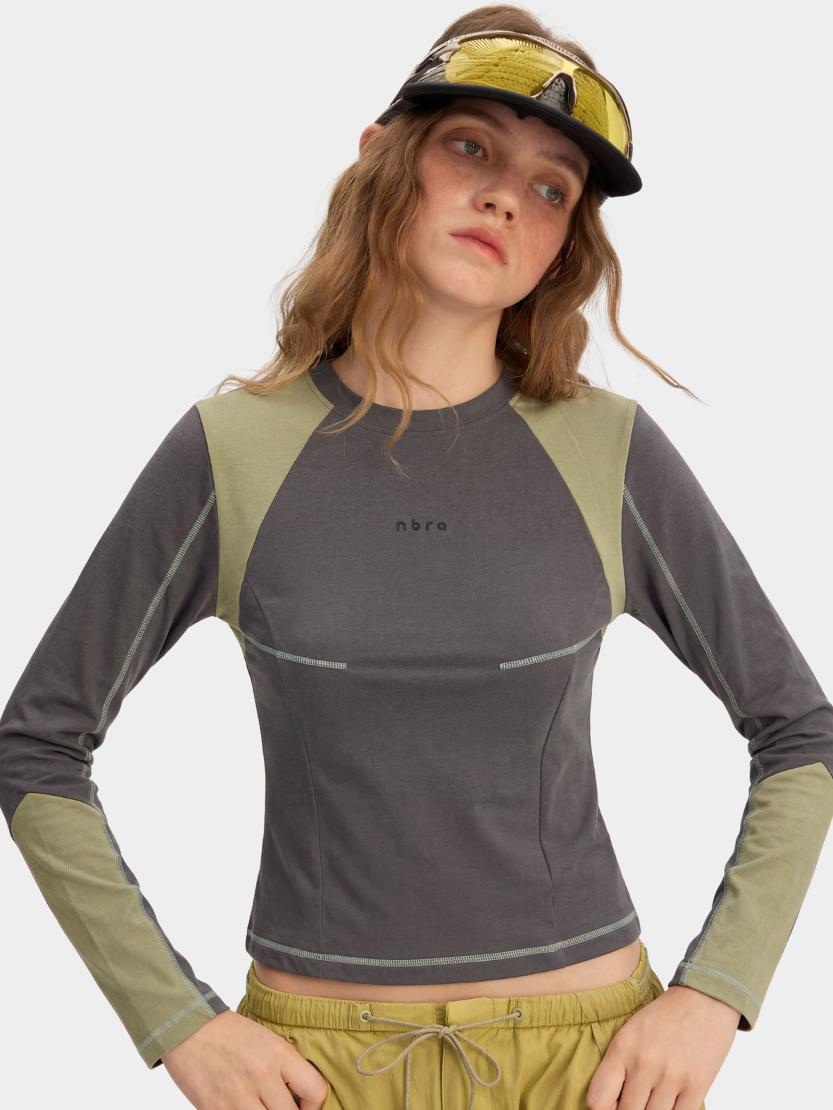 Shadowpines – Leichtes Damen-Oberteil im Colorblock-Design, kühlend und schnelltrocknend