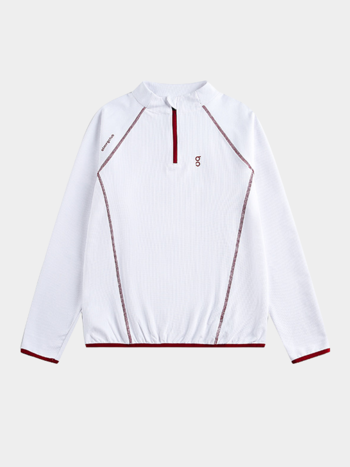 Forestway – Schnelltrocknendes Herren-Sweatshirt mit halbem Reißverschluss und sichtbaren Nähten