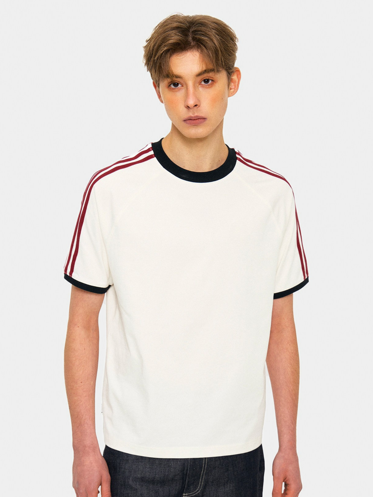 Dusttrail – Colorblock-Kühlungs-T-Shirt mit Streifen und schnelltrocknender Funktion