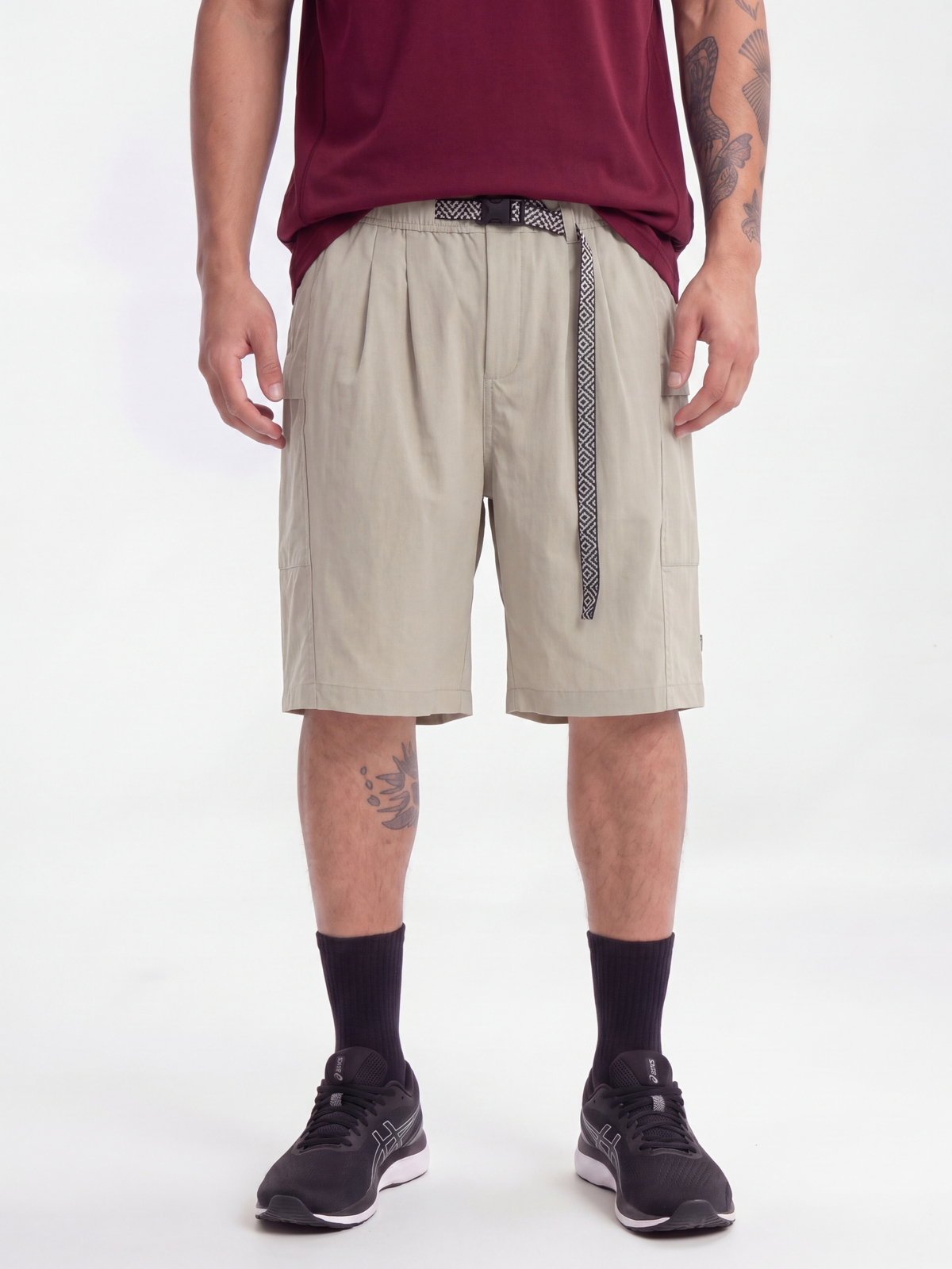 Rainhewn – Leichte, schnelltrocknende Herren-Freizeitshorts mit Gürtel