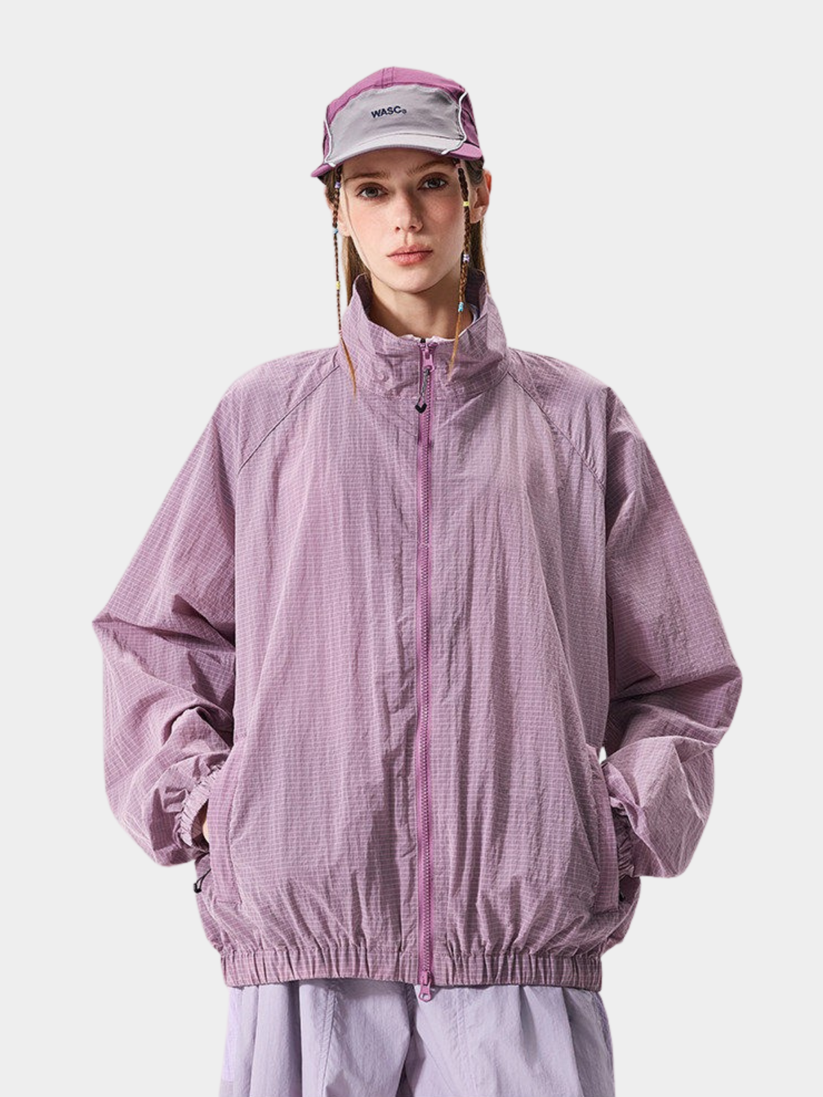 Earthline – Unisex UPF200+ wasserabweisende, atmungsaktive Stehkragenjacke
