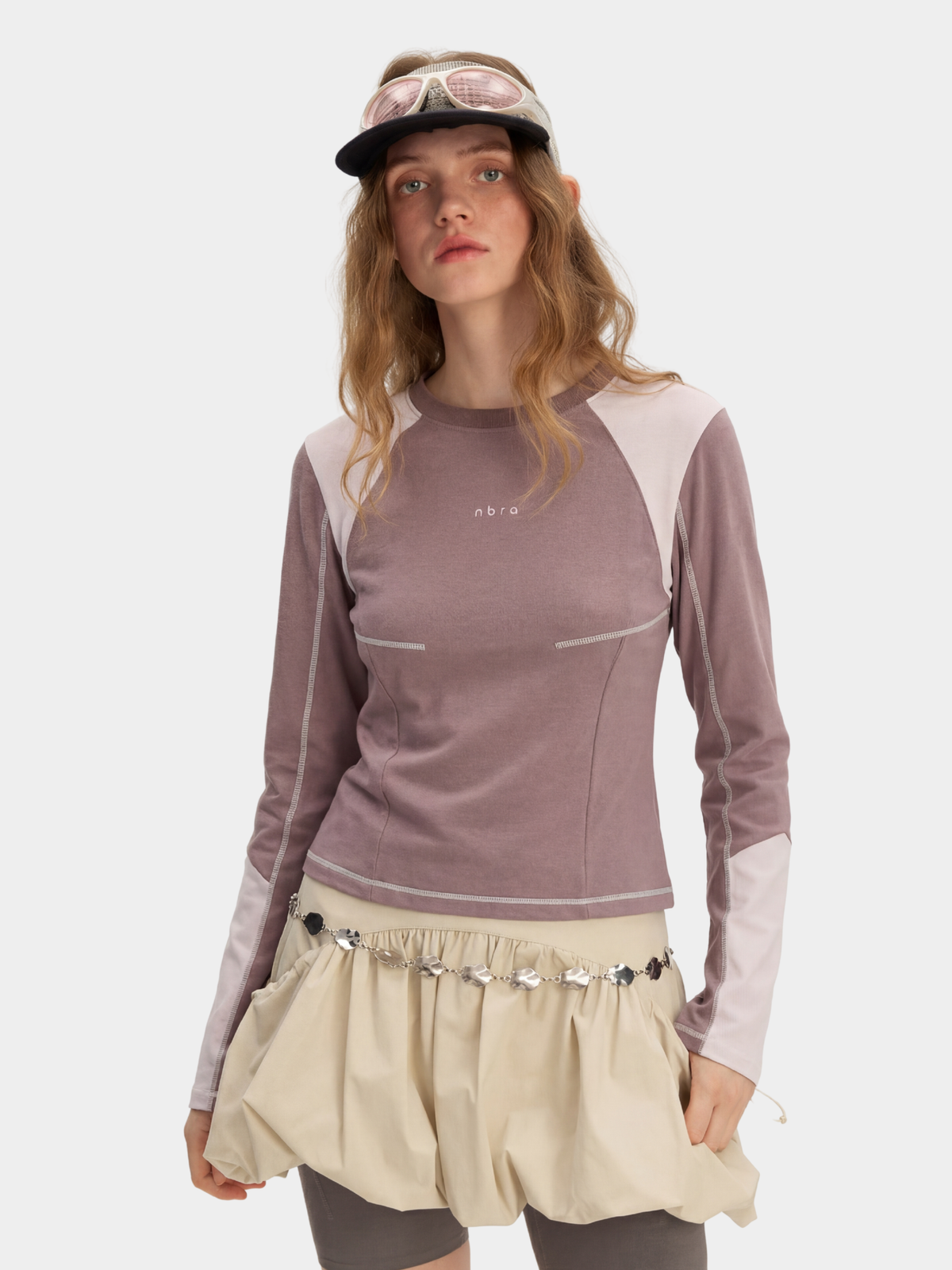Shadowpines – Leichtes Damen-Oberteil im Colorblock-Design, kühlend und schnelltrocknend