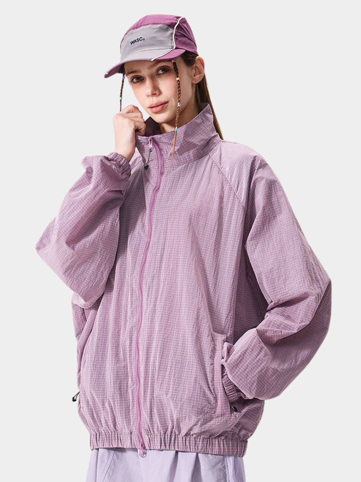 Earthline – Unisex UPF200+ wasserabweisende, atmungsaktive Stehkragenjacke