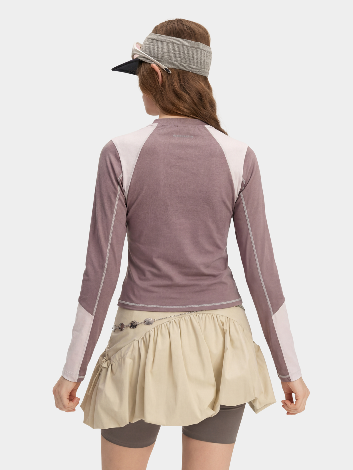 Shadowpines – Leichtes Damen-Oberteil im Colorblock-Design, kühlend und schnelltrocknend