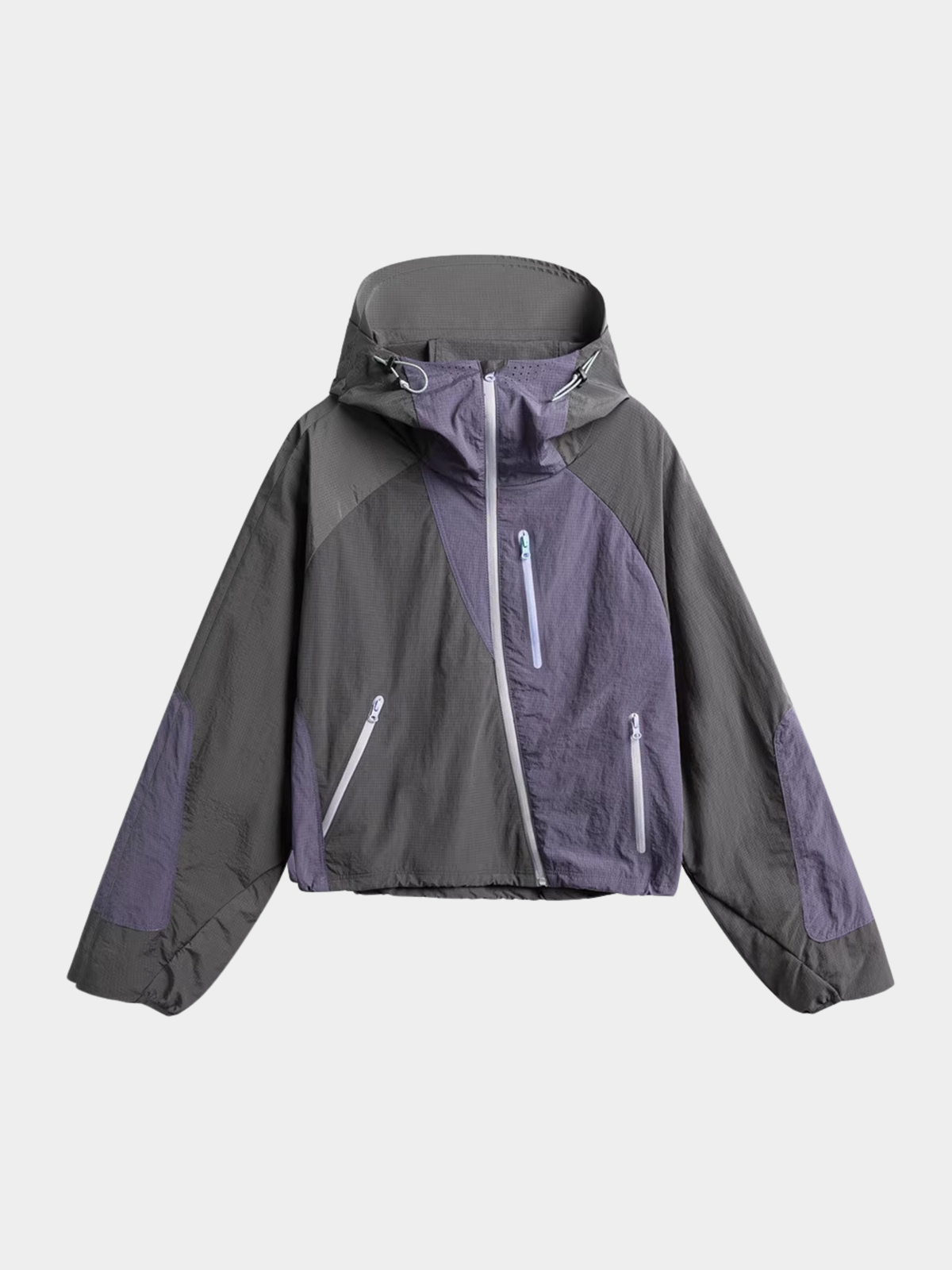FrostFold - Kurz geschnittene UPF50+ Sonnen-Schutzjacke mit Kapuze für Damen