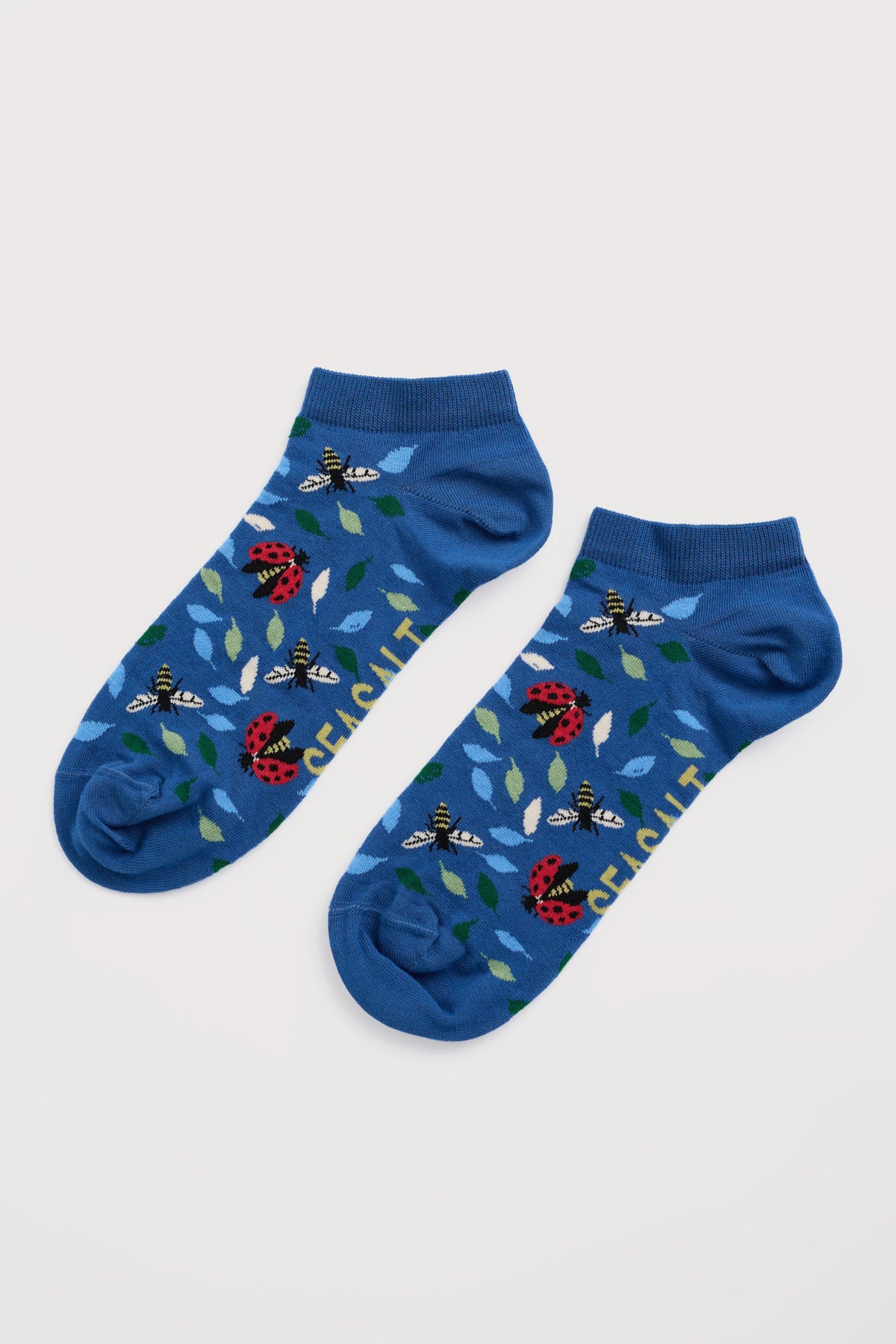 Damen-Sneakersocken aus Bio-Baumwolle im Arty-Design