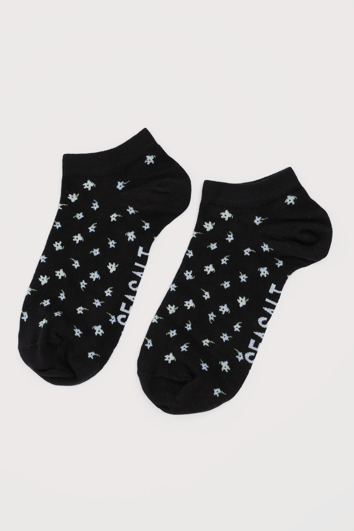 Damen-Sneakersocken aus Bio-Baumwolle im Arty-Design