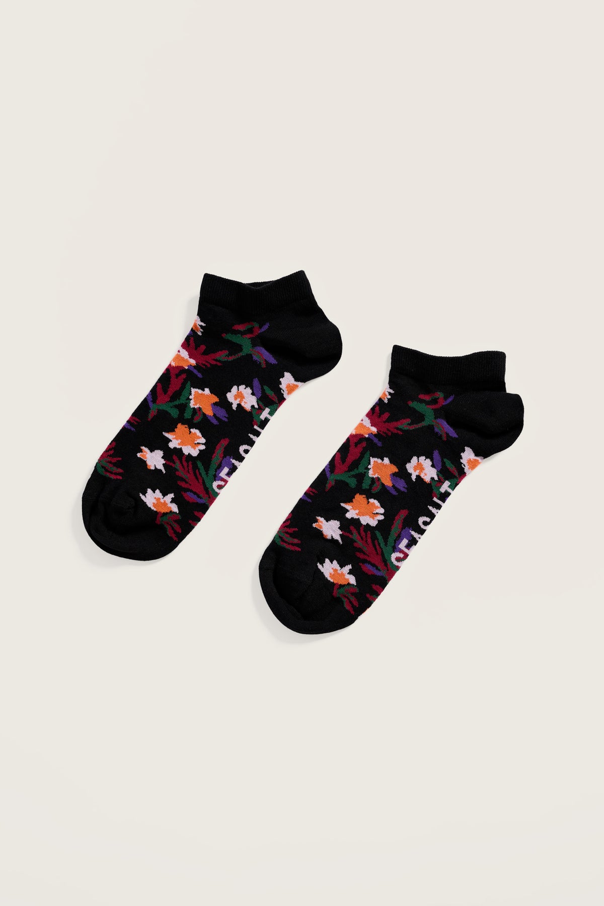 Damen-Sneakersocken aus Bio-Baumwolle im Arty-Design