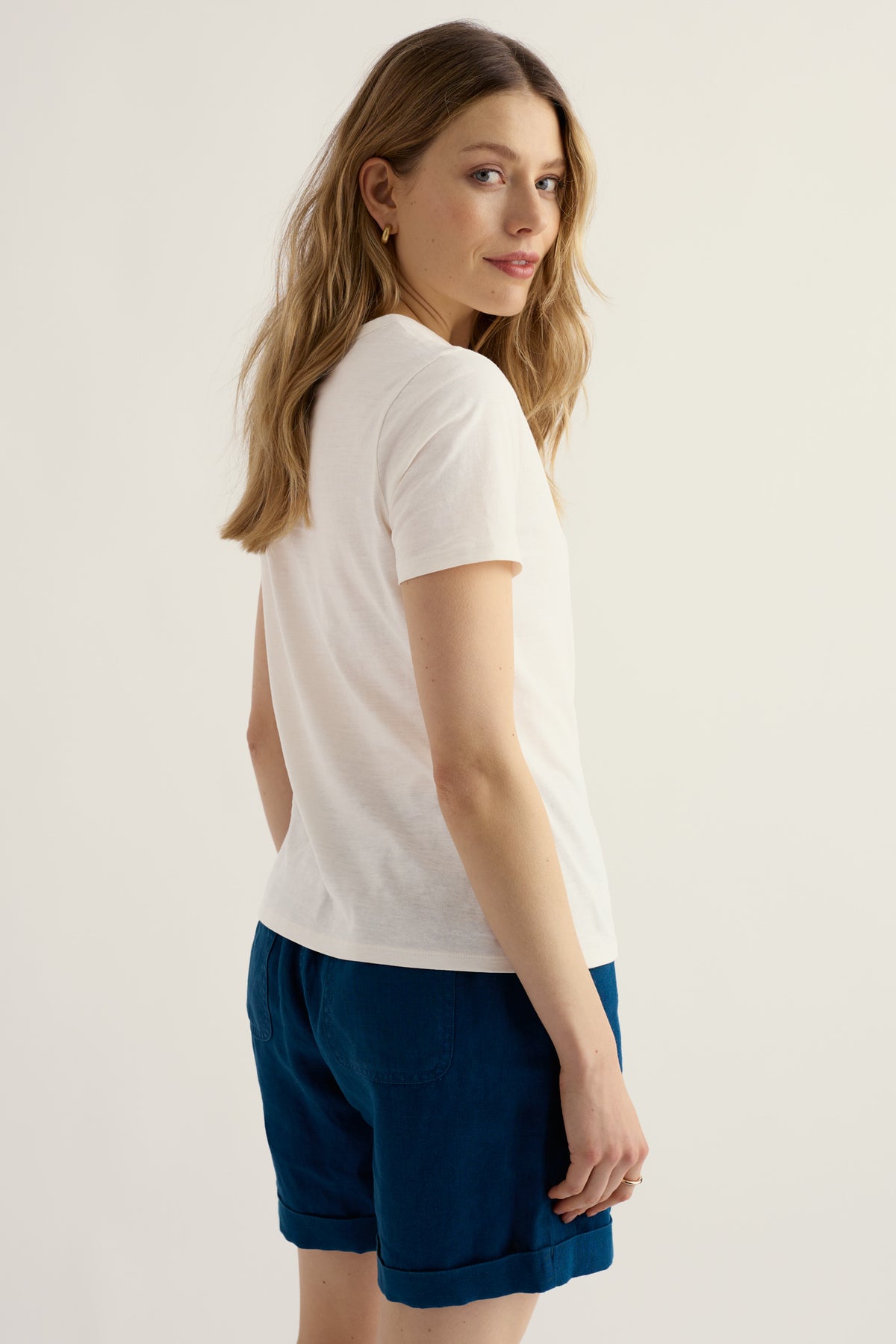 T-Shirt aus Bio-Baumwolle mit Druckfarbe