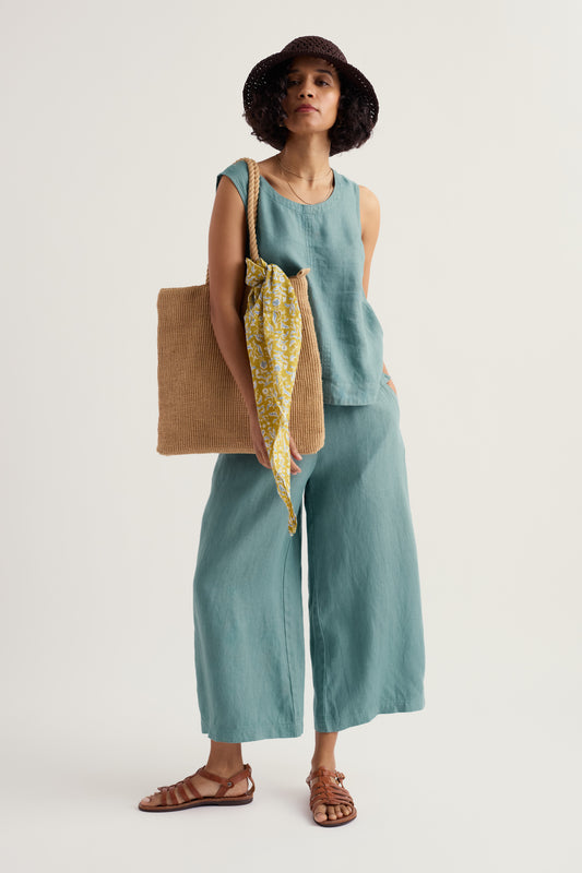 Merrivale Culottes aus Leinen