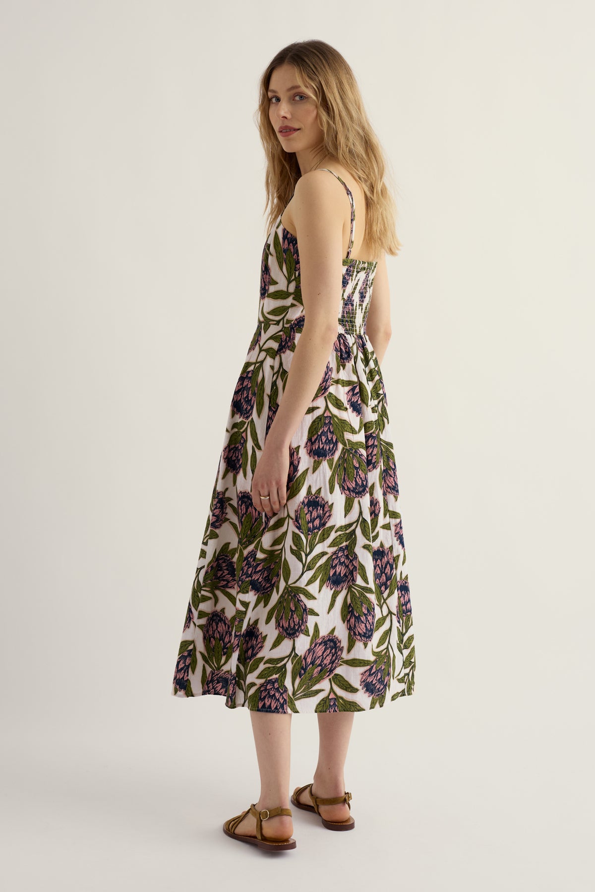 Ärmelloses Midikleid Madern