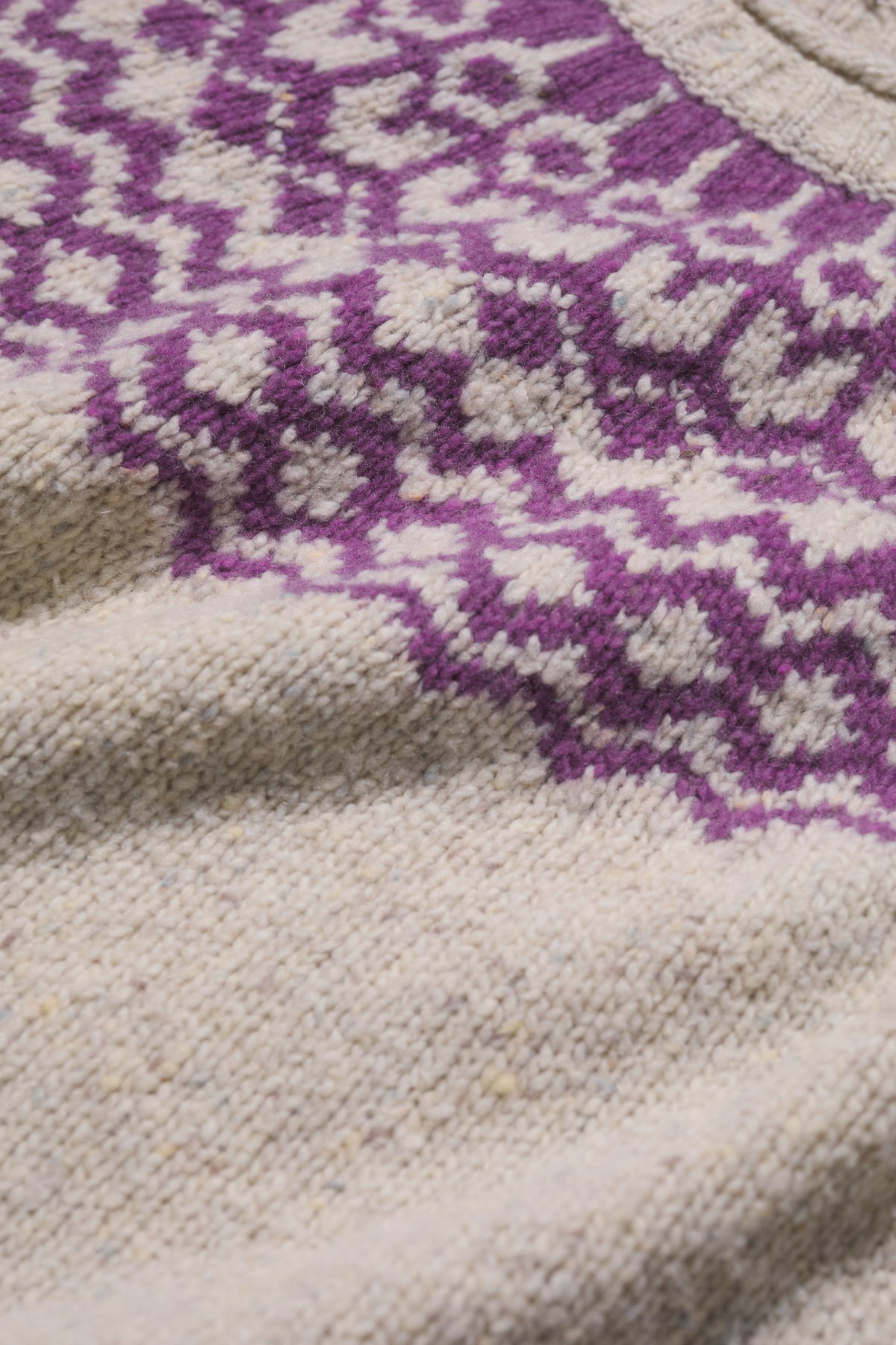 Port Kinnis Fair-Isle-Pullover aus Merinowolle