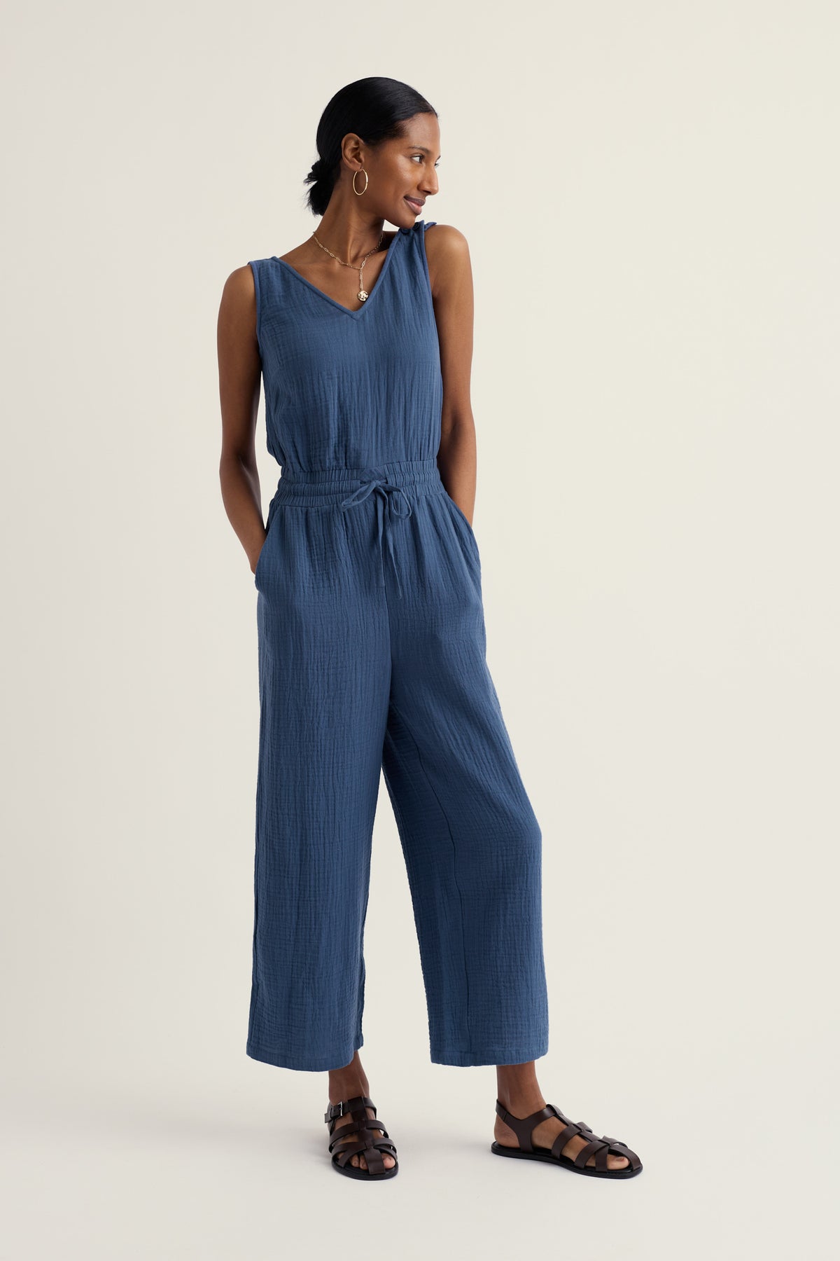 Trembetha Jumpsuit aus GOTS-zertifizierter Bio-Baumwolle